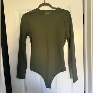 Abercrombie and Fitch Green Bodysuit Soft Collection
